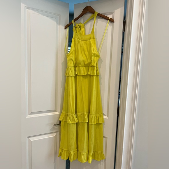 Favlux Yellow summer print dress! - Picture 4 of 6